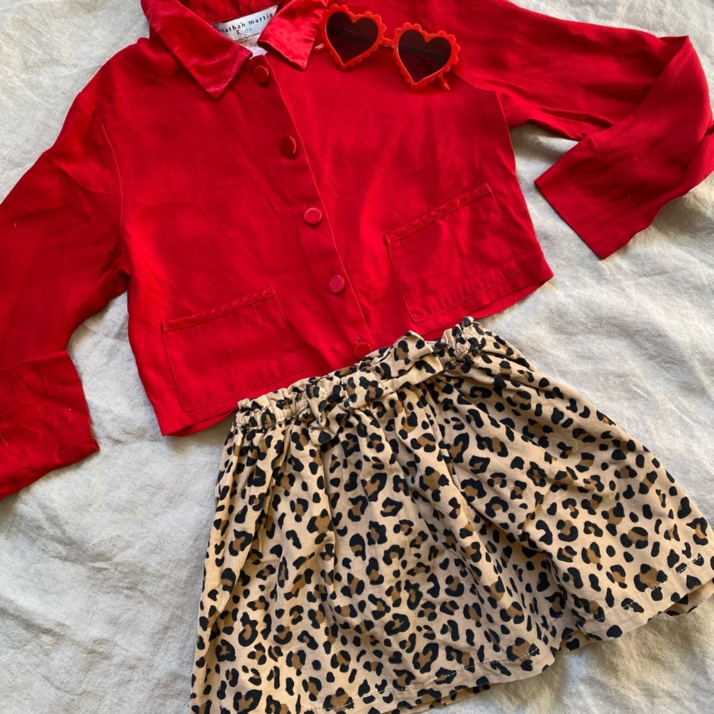Carters Leopard Print Skirt